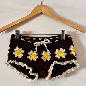 1970s Crocheted Shorts